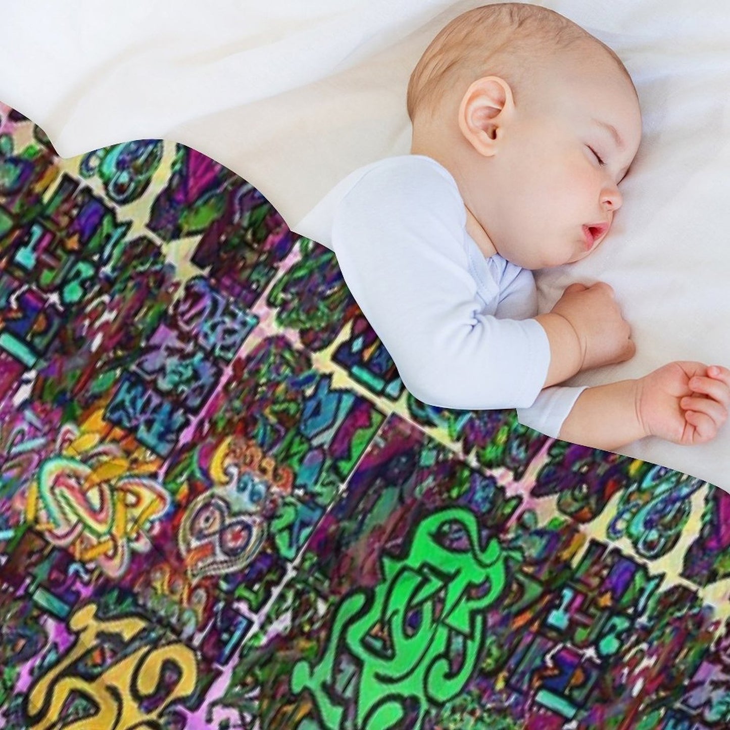 Pop Abstract Durable Throw Blanket