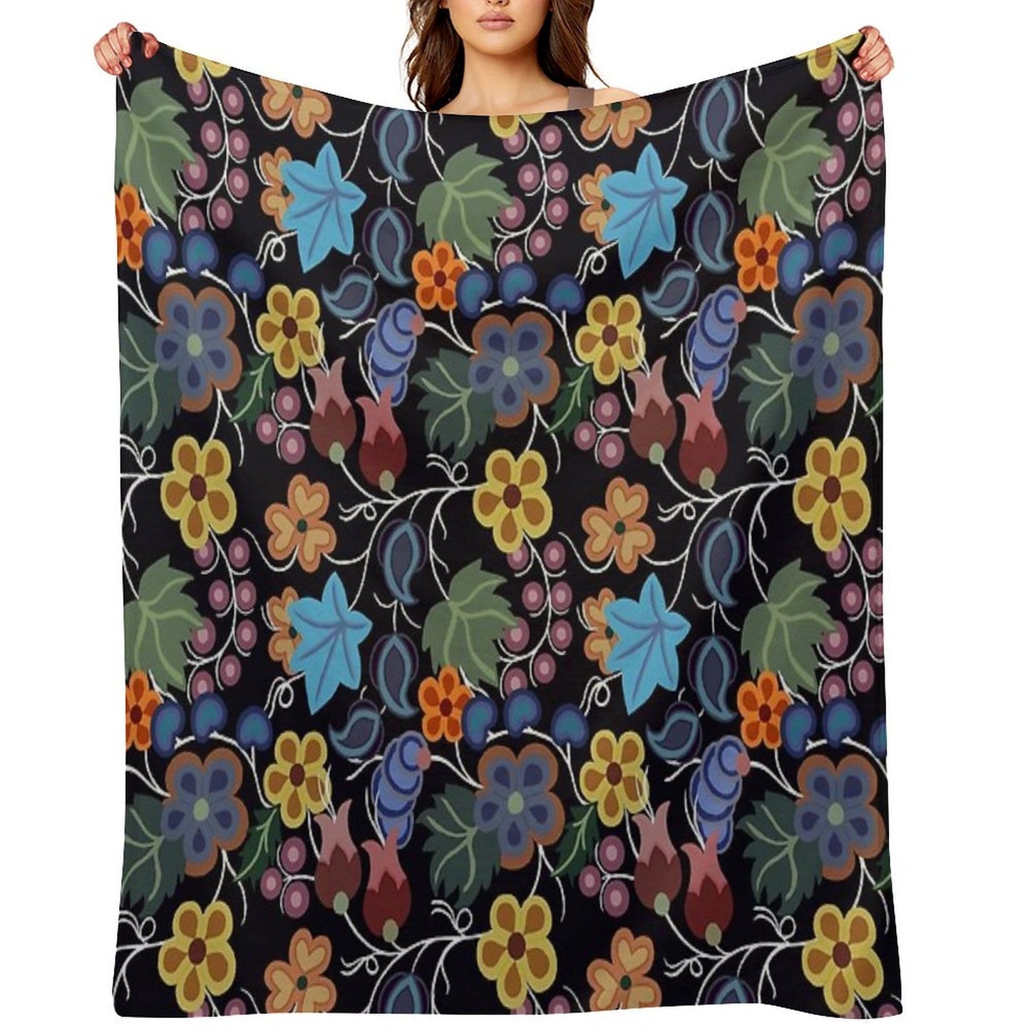Zaagi’idiwin Versatility Throw Blanket