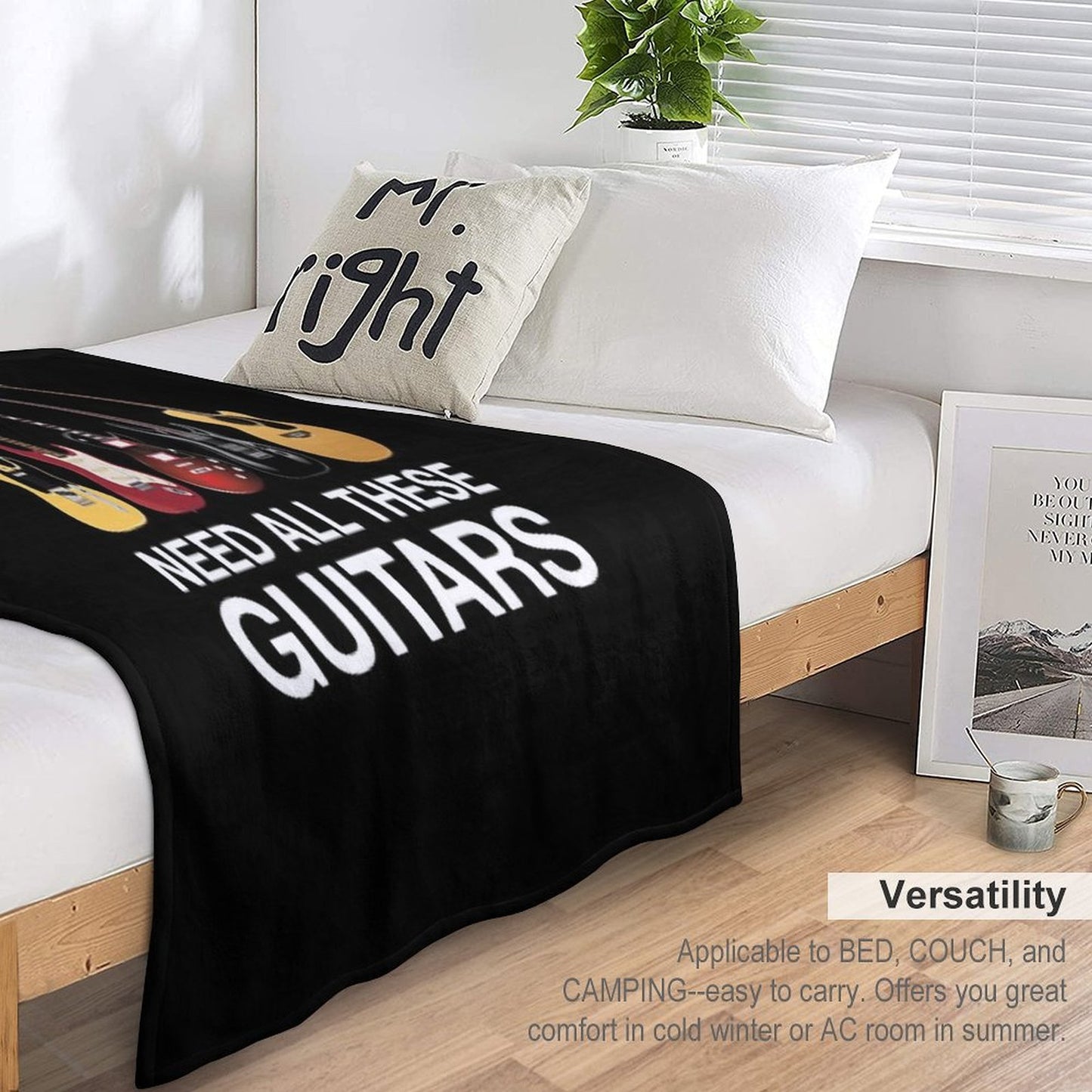 Yes I Really Do Need All These Guitars Comfort Throw Blanket