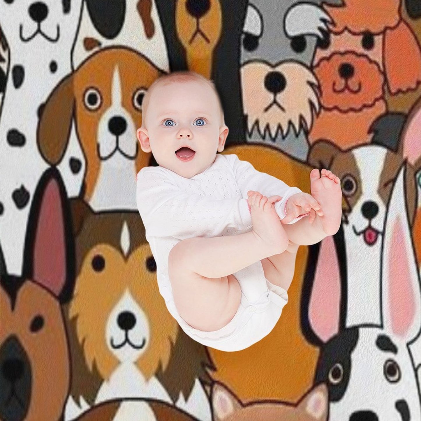 Cute Machine-washable Throw Blanket