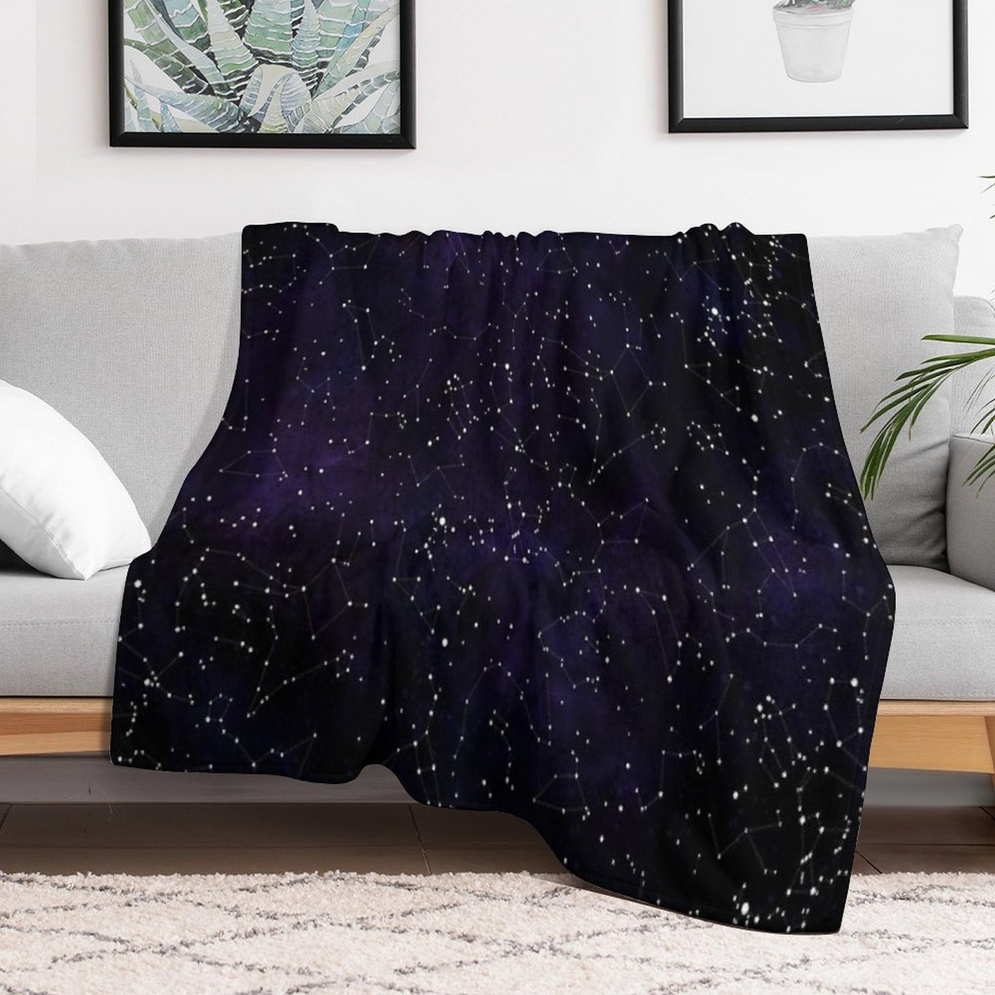 Northern Hemisphere Constellations All-season Throw Blanket
