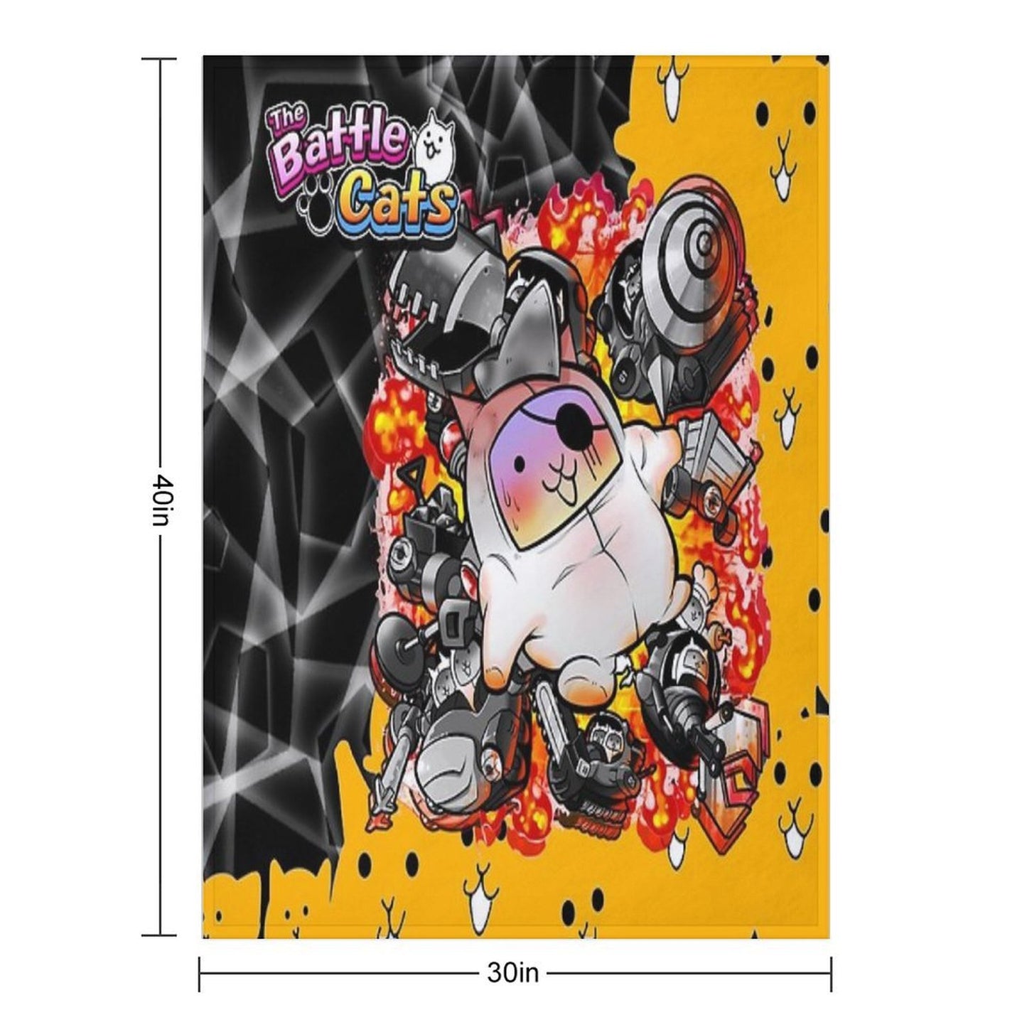 Battle Cats - Subterra Guardians All-season Throw Blanket
