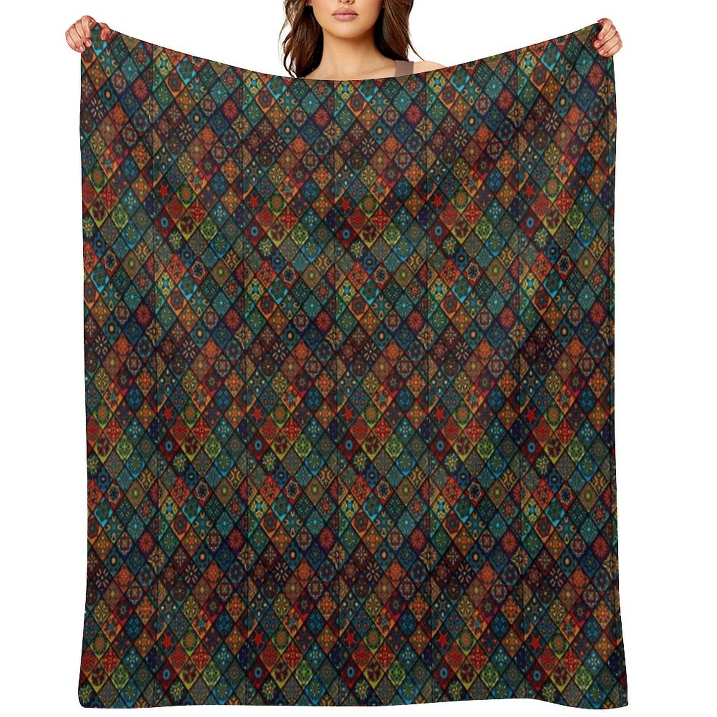 Unique Pattern Multi-functional Throw Blanket