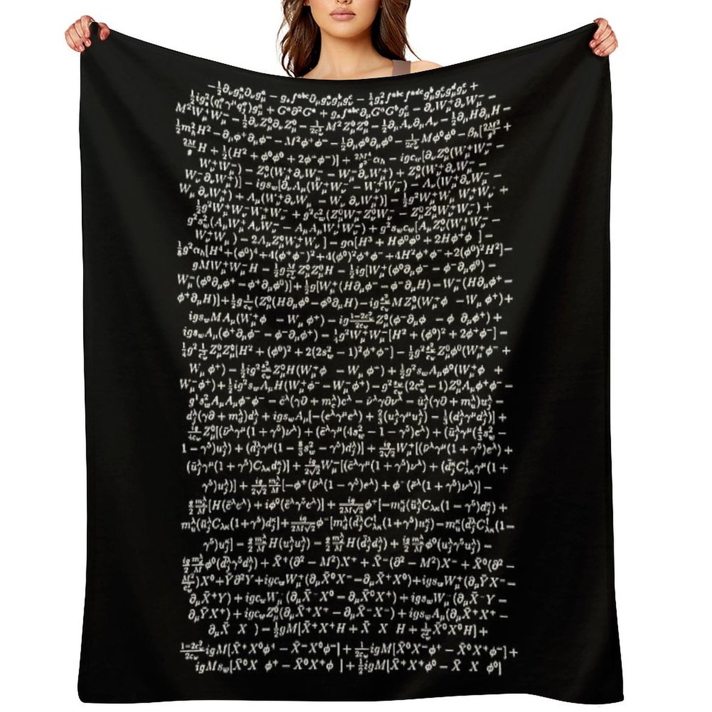 The Standard Model - A Love Poem Machine-washable Throw Blanket