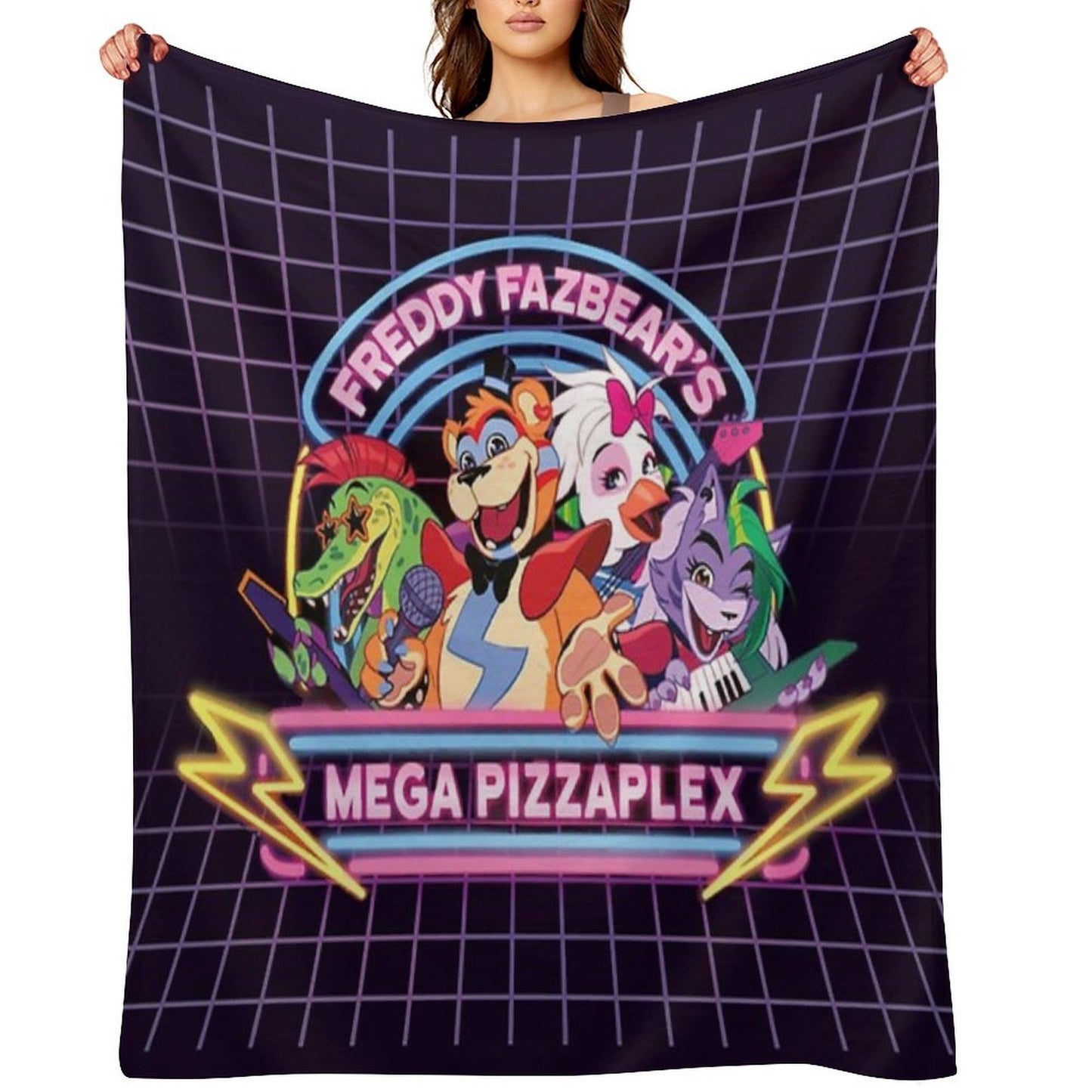 FNAF Security Breach Quick-dry Throw Blanket