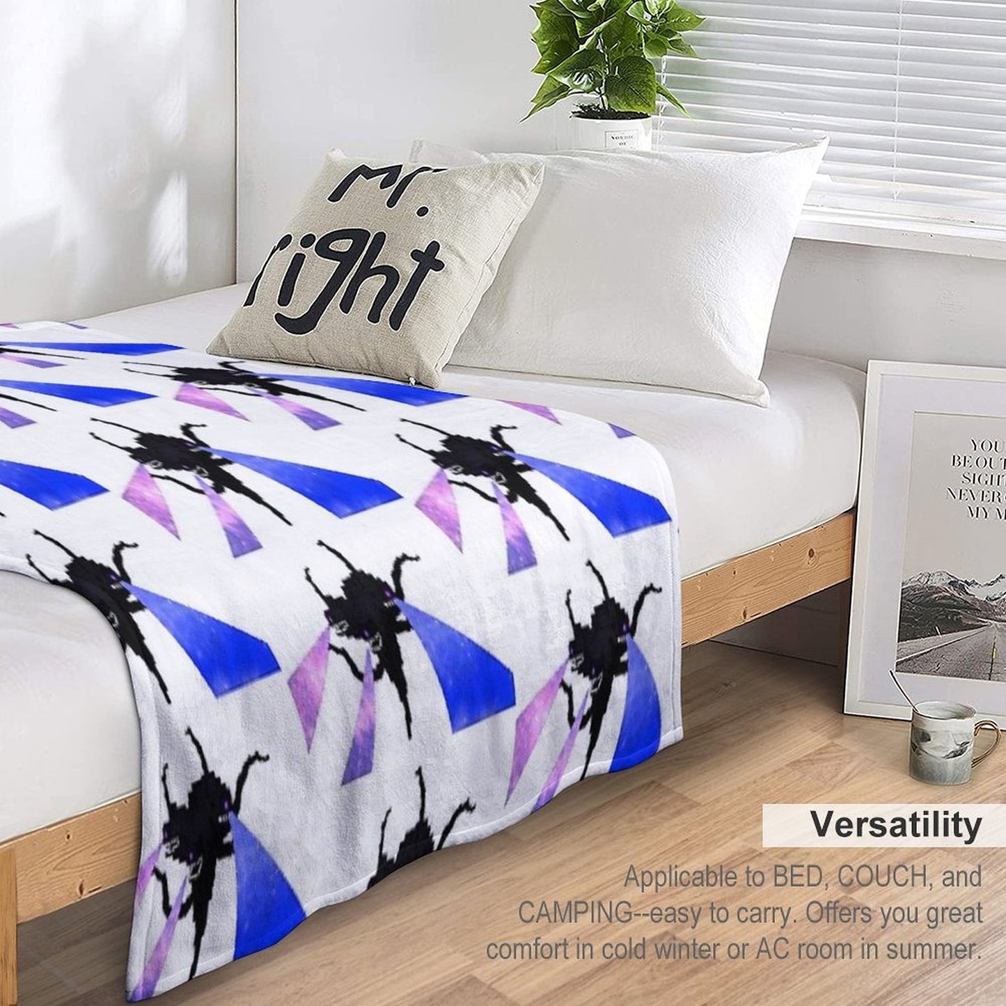 Galaxy Wither Storm Anti-pilling Throw Blanket