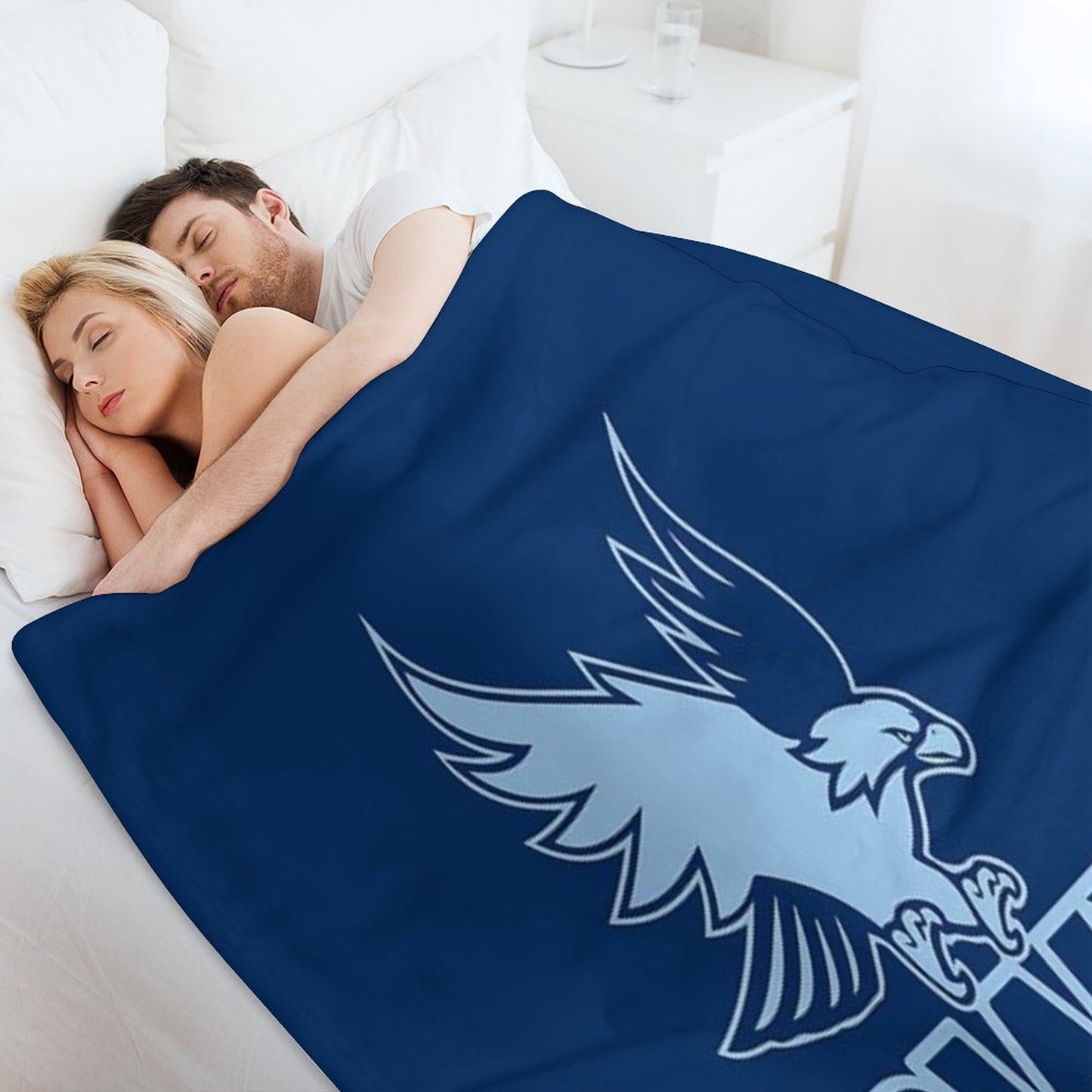 RWU Logo Wrinkle-free Throw Blanket