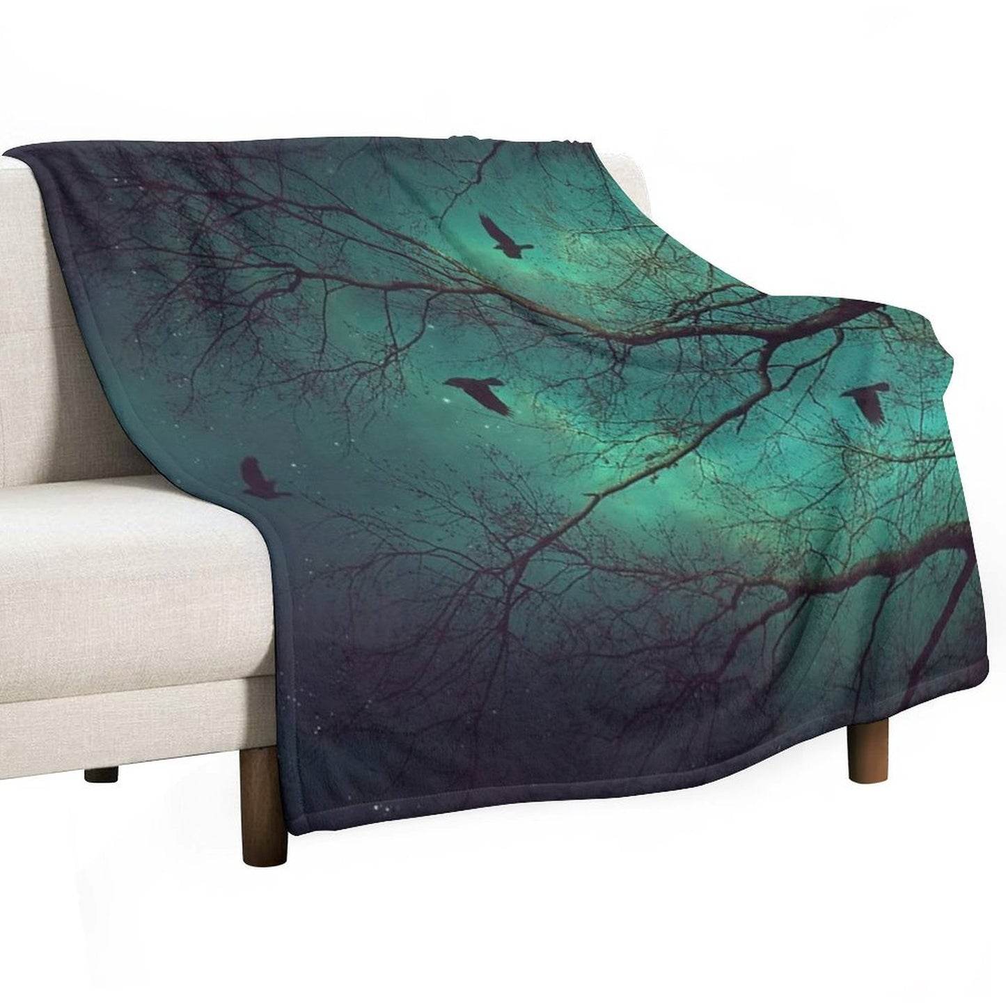 Where Dusk Meets Dawn II Wrinkle-free Throw Blanket