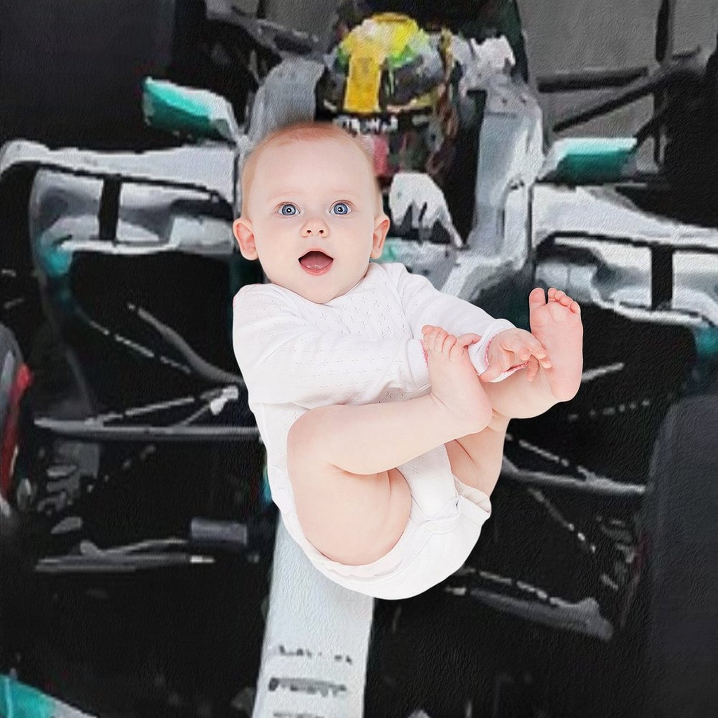 Lewis Hamilton 44 - F1 2024 Quick-dry Throw Blanket