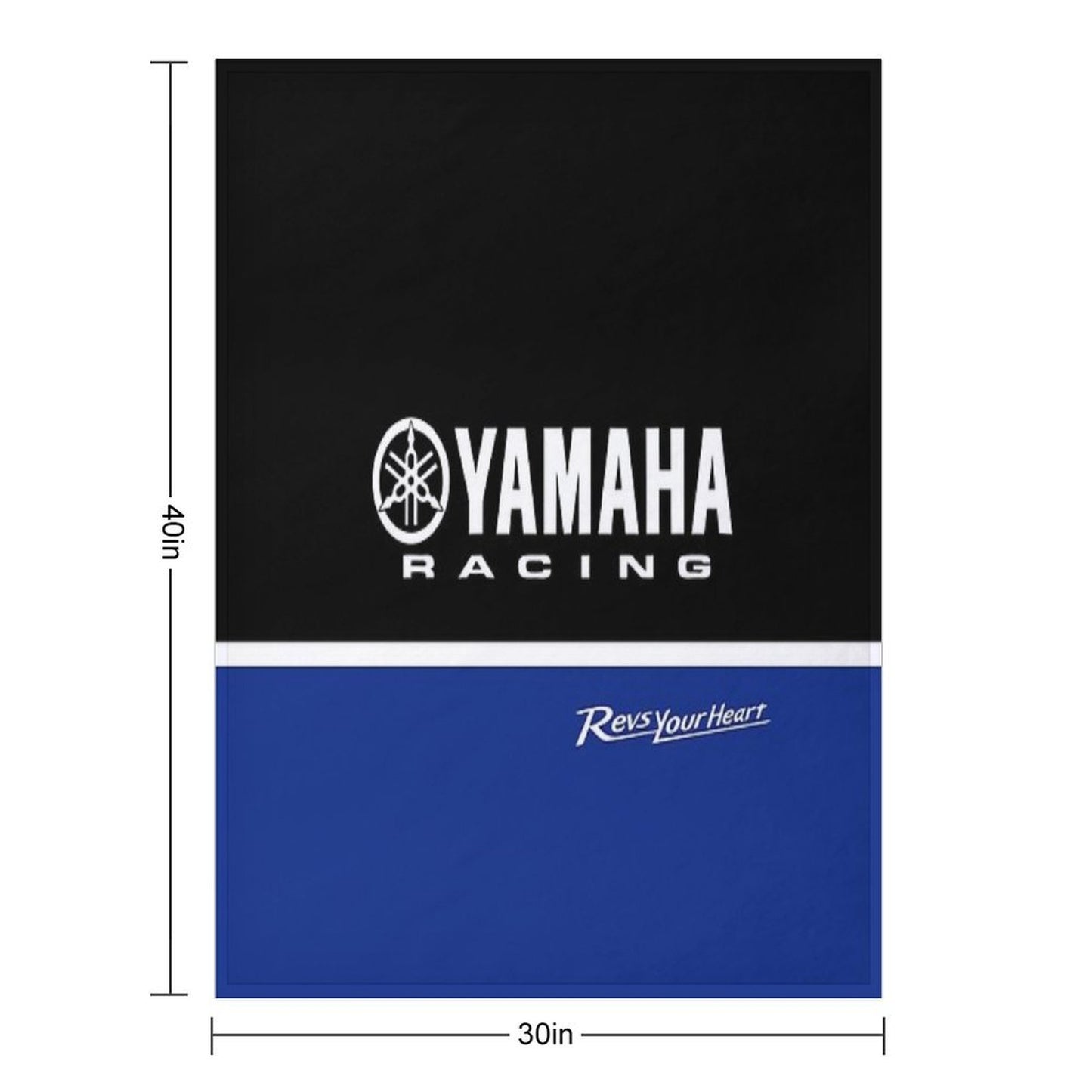 YAMAHA Race Gift-ready Throw Blanket