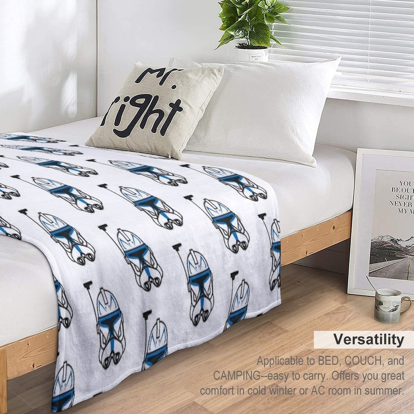 Clone Trooper Rex - 501st Legion Phase 2 Machine-washable Throw Blanket