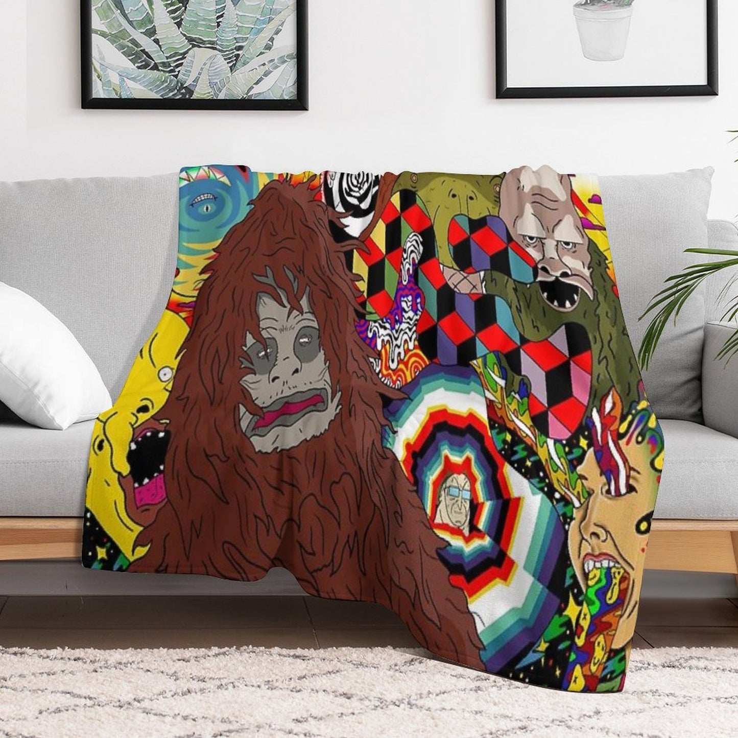 The Big Lez Show Wall Art Comfort Throw Blanket