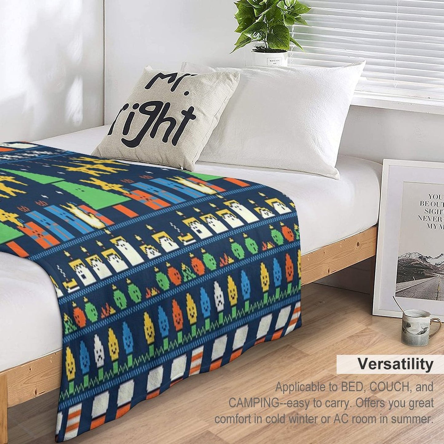 Merry Christmess Multi-functional Throw Blanket