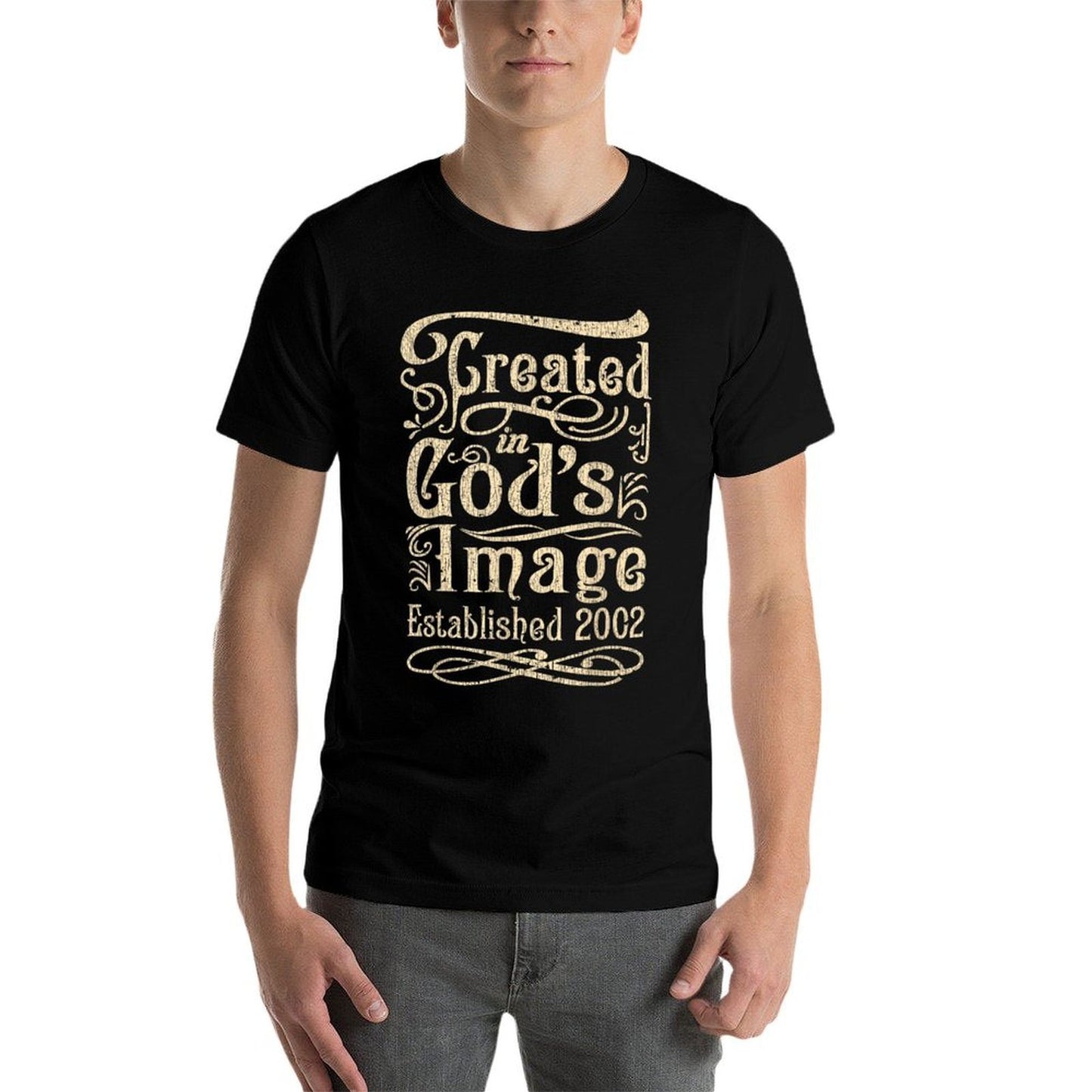 Vintage 22 21 Year Old Christian Jesus 2002 21st Birthday Quick-drying T-Shirt