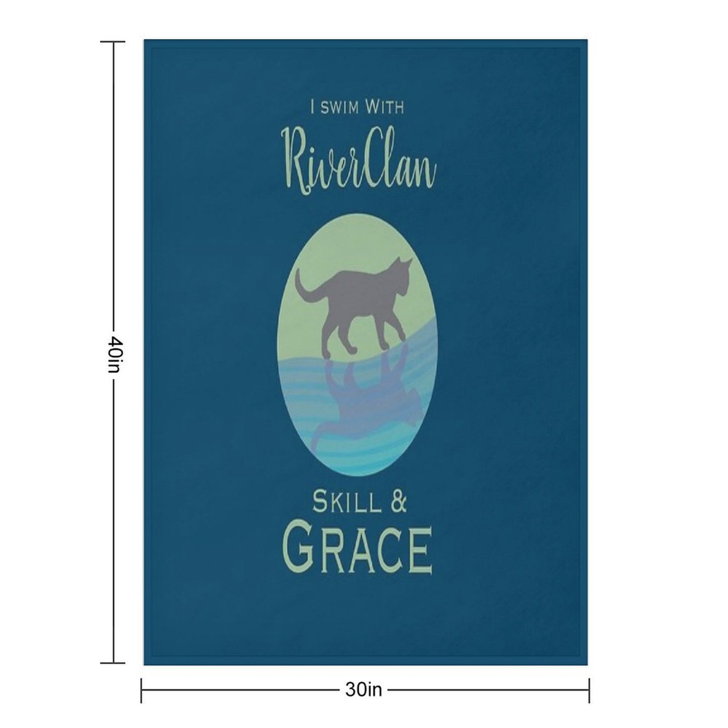 RiverClan Pride Machine-washable Throw Blanket