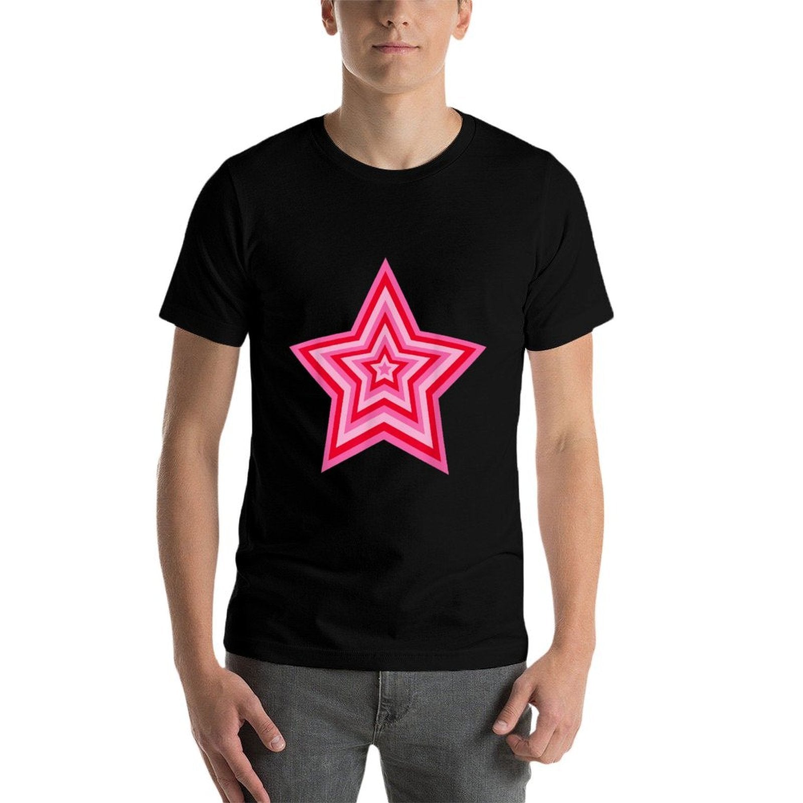 Aesthetic Pink Star  Graphic-printed T-Shirt