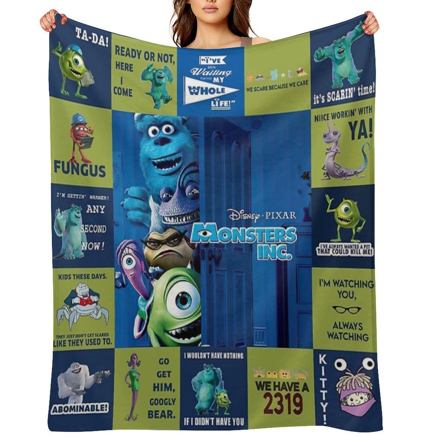 Vegetarian Compact Throw Blanket