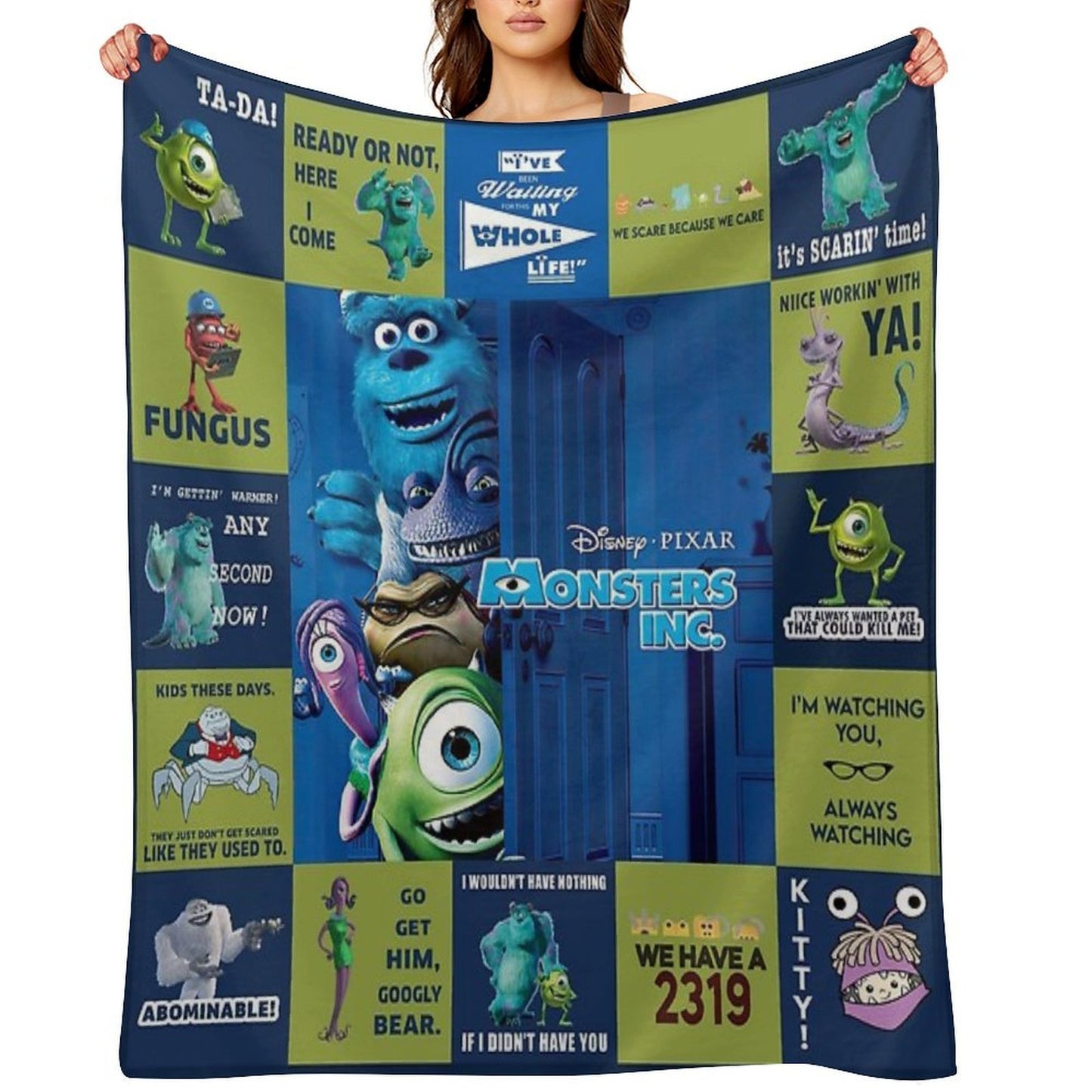 Vegetarian Compact Throw Blanket