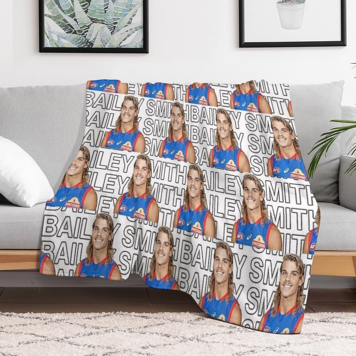 Bailey Smith Easy Care Throw Blanket