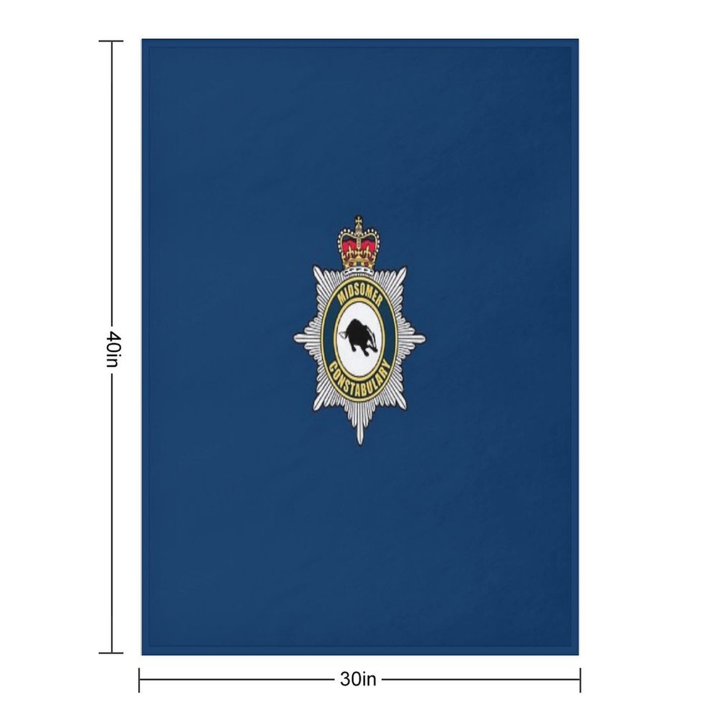 MIDSOMER CONSTABULARY Eco-conscious Throw Blanket