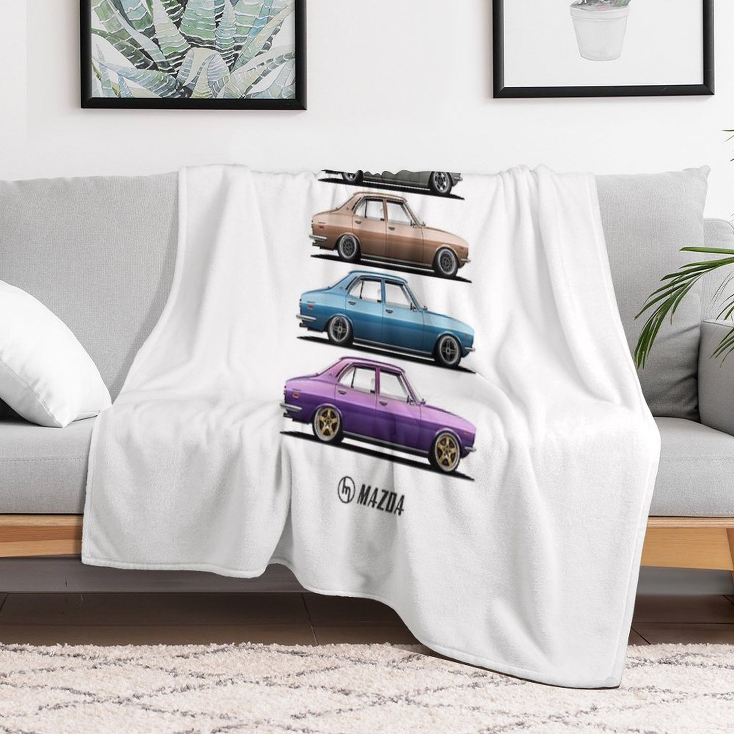 Mazda RX2 Set Compact Throw Blanket