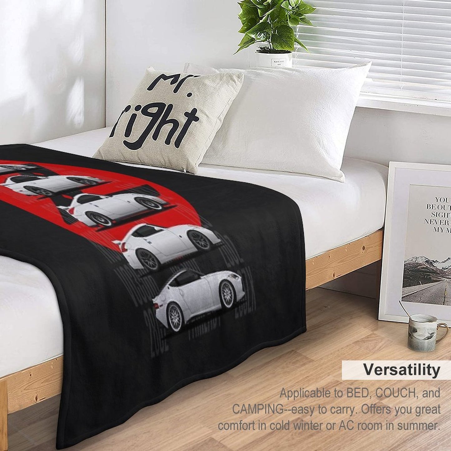 Z Generations (White) Plush Throw Blanket
