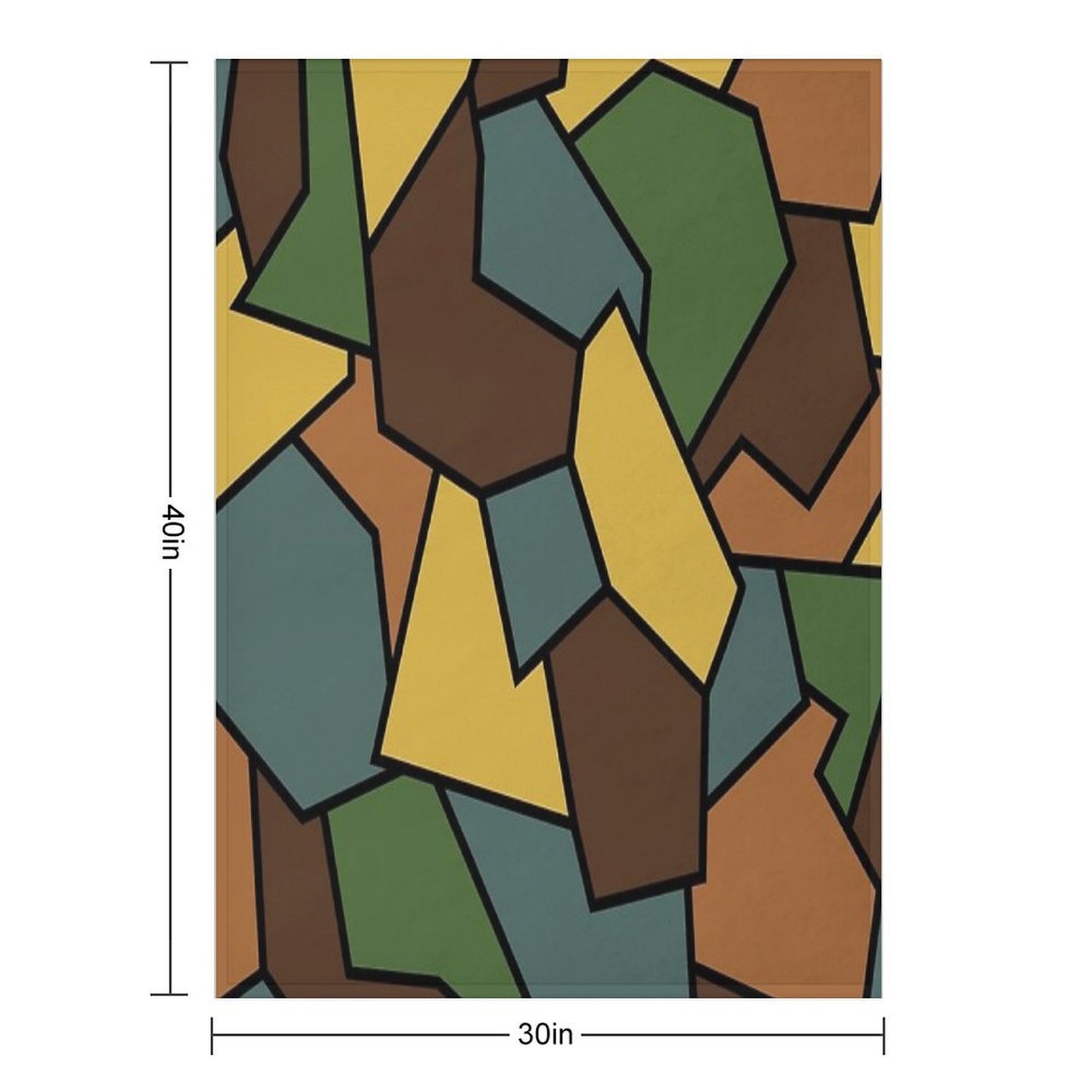 WW1 German Camouflage Multi-functional Throw Blanket