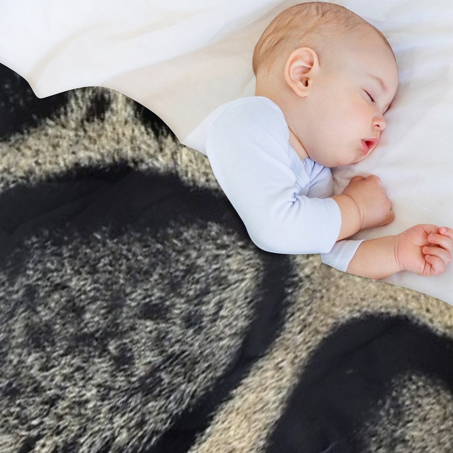 Clouded Leopard Print Velvety-soft Throw Blanket