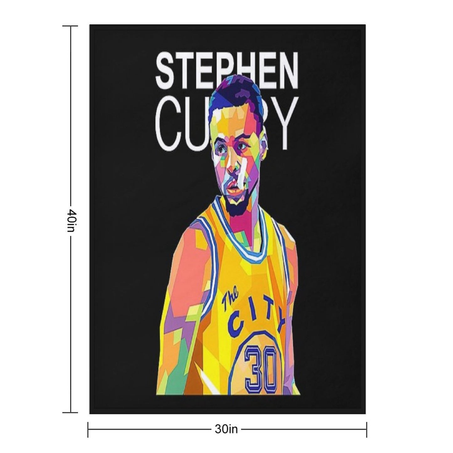 Stephen Curry Velvety-soft Throw Blanket