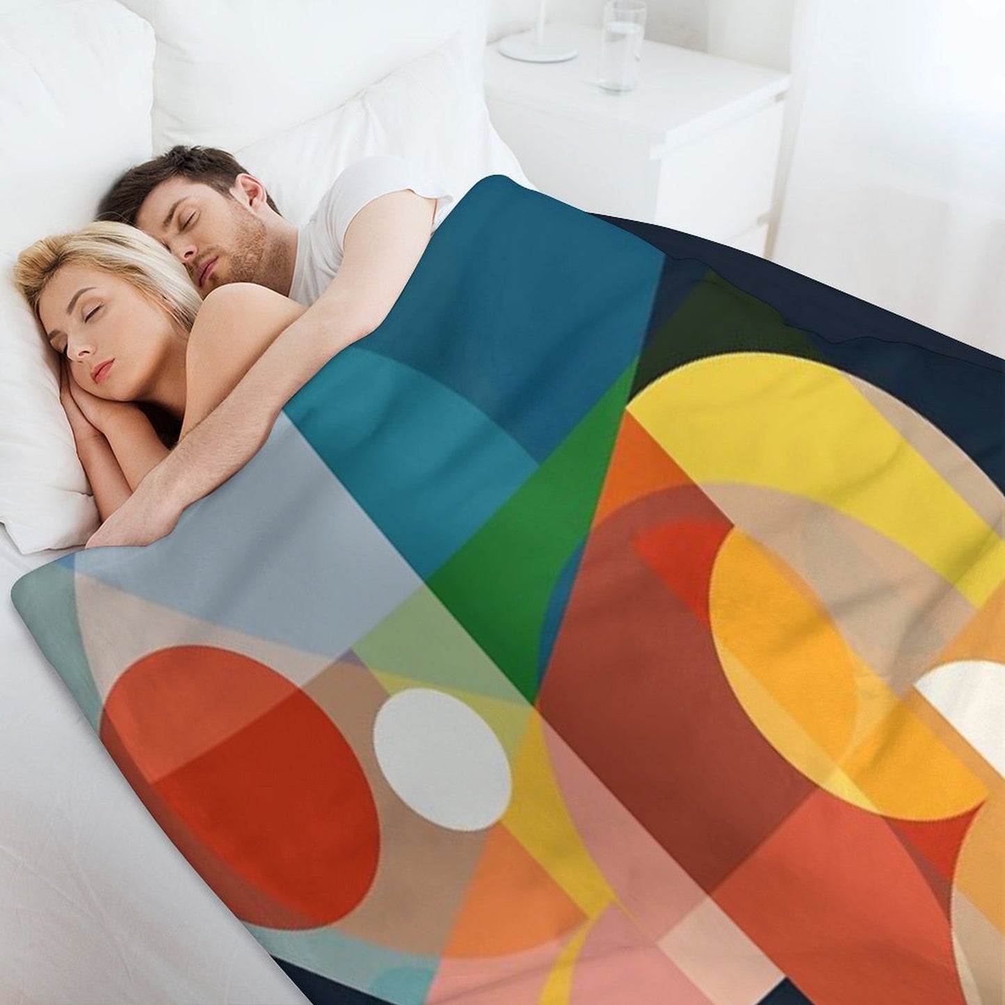 Mid Century Design 4 Compact Throw Blanket