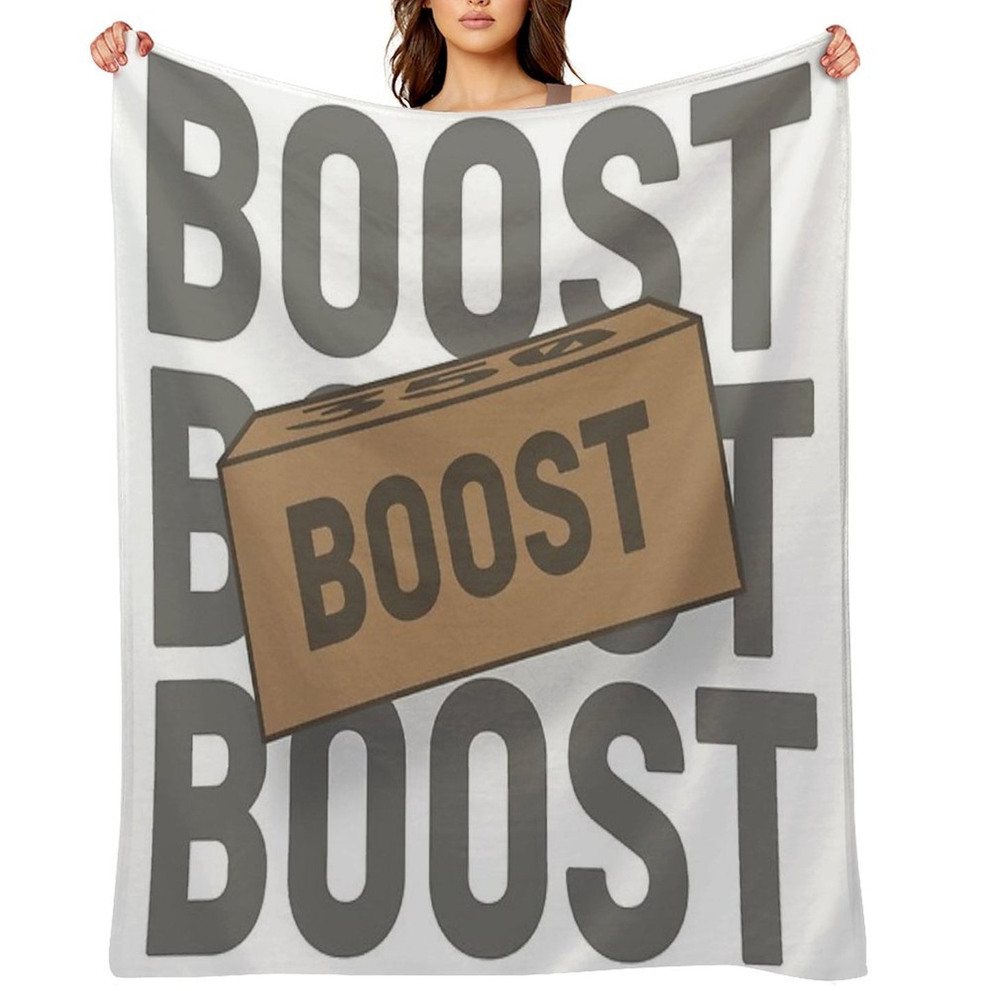 Yeezy Boost Box Easy Care Throw Blanket