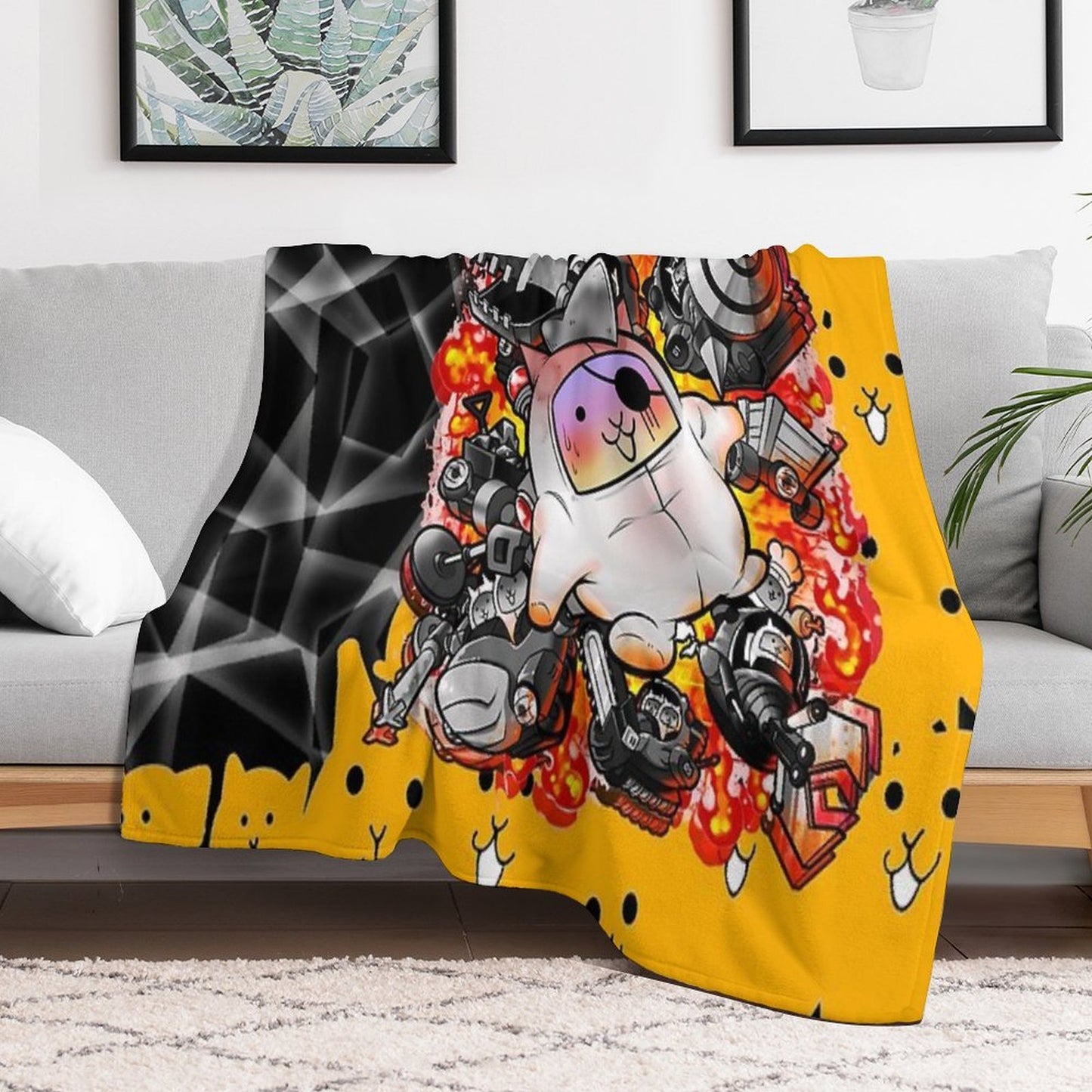 Battle Cats - Subterra Guardians All-season Throw Blanket