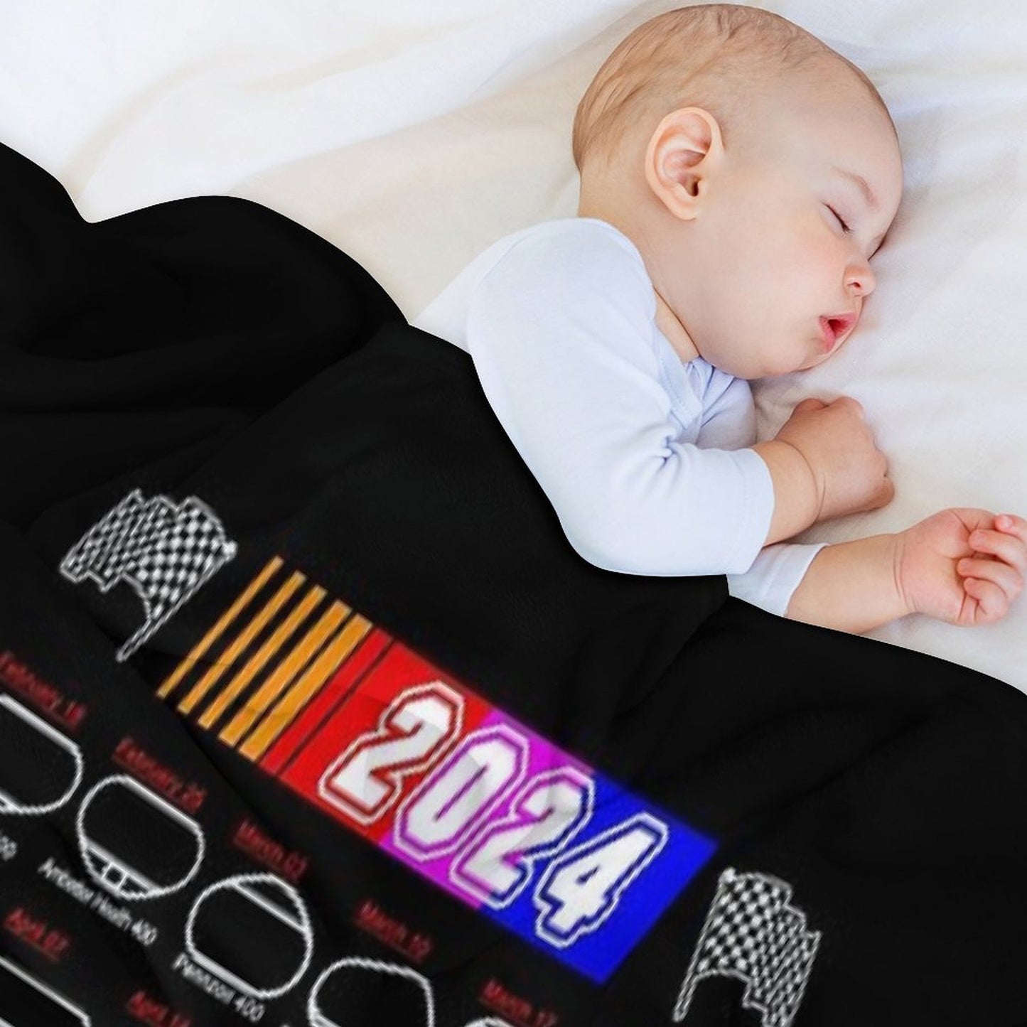 Schedule Nascar Cup Series 2024 Travel-friendly Throw Blanket