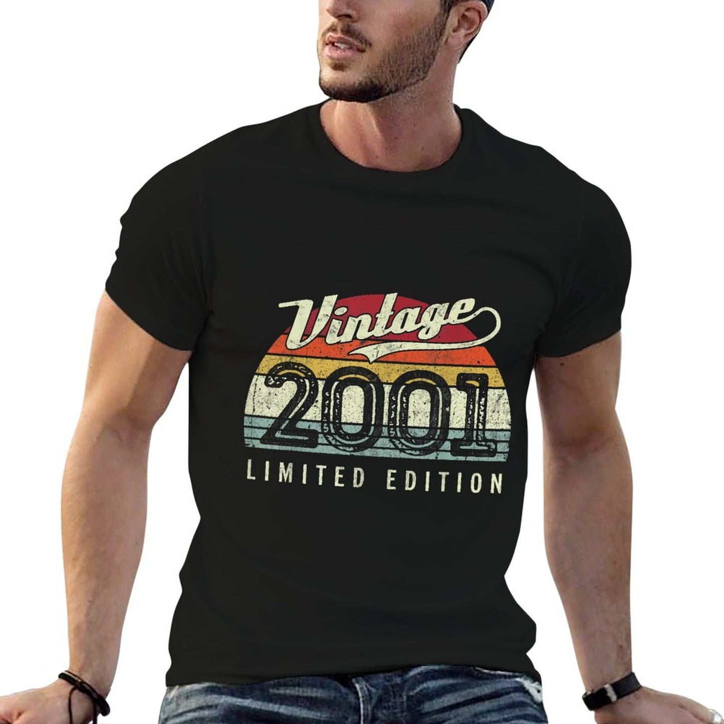 Vintage 2001 Limited Edition 21 Years Old 21st Birthday Wrinkle-resistant T-Shirt