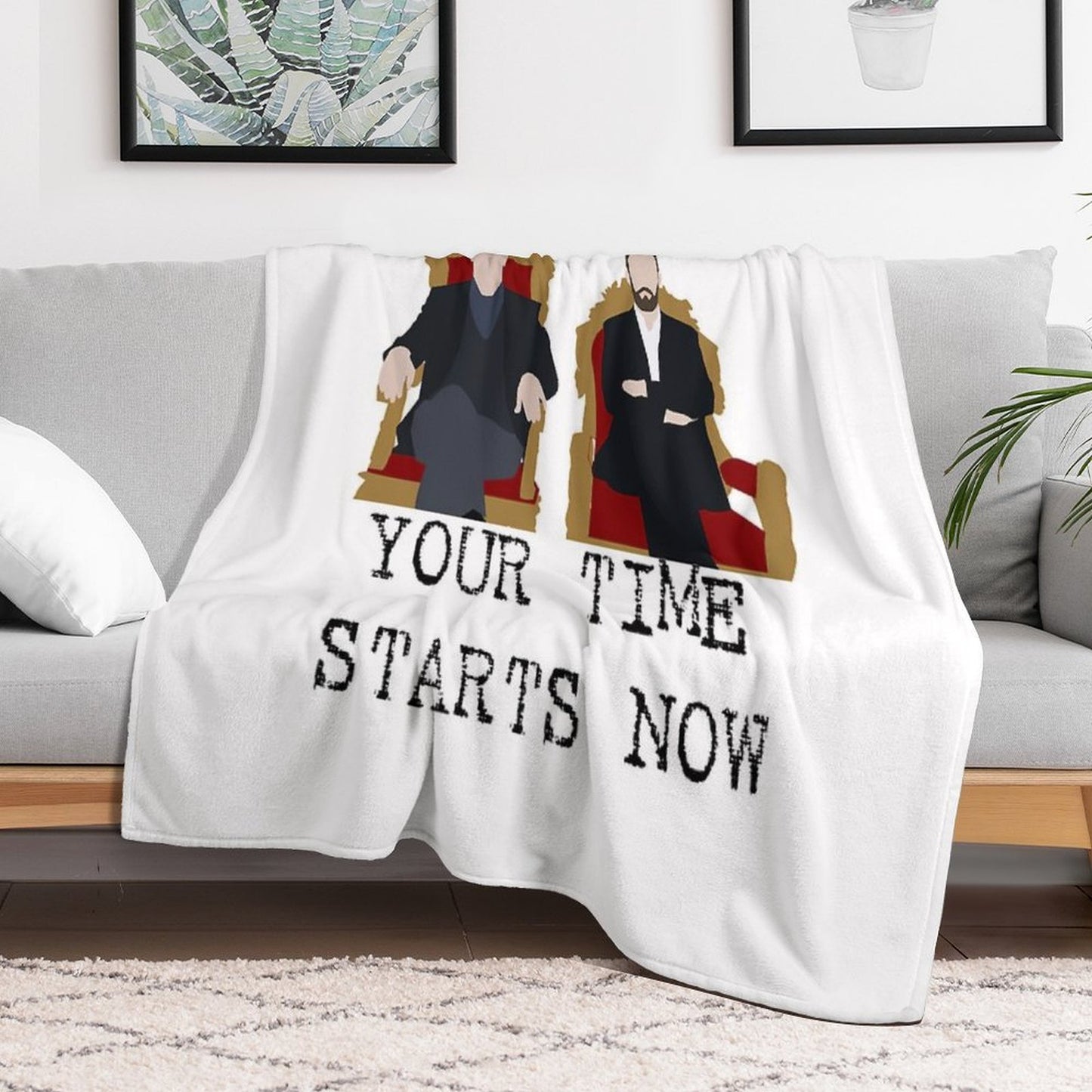 Your Time Starts Now. Taskmaster Easy Care Throw Blanket