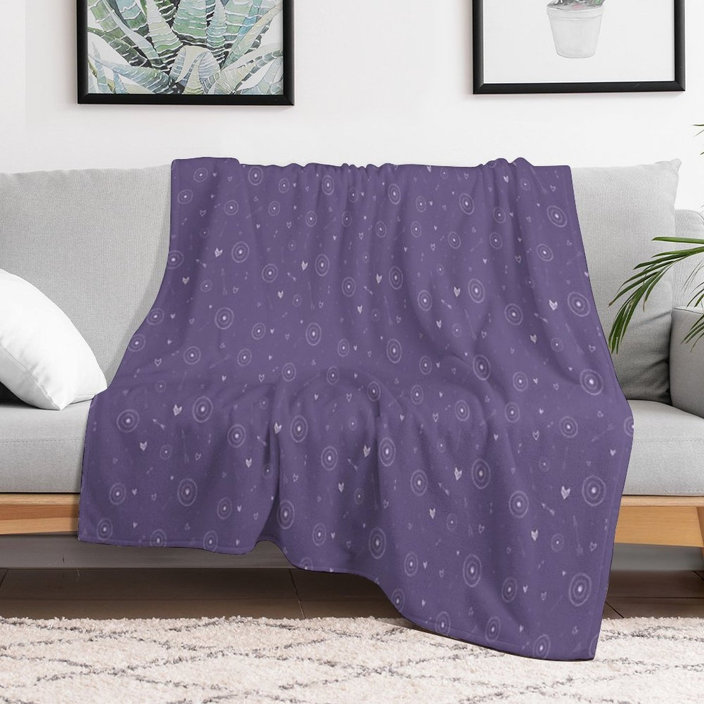 Kate Bishop Hawkeye Print Anti-pilling Throw Blanket