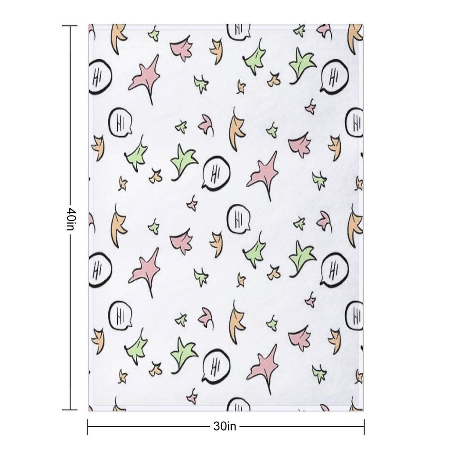 Heartstopper Netflix Nick Charlie Plush Throw Blanket