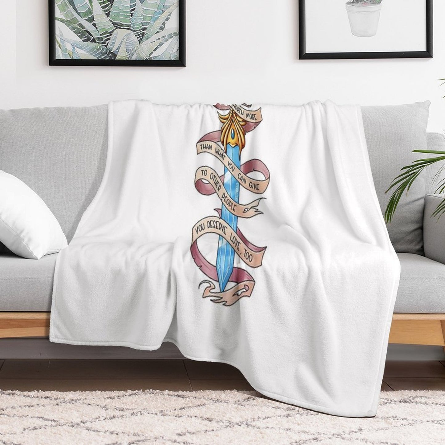 You Deserve Love Too Durable Throw Blanket