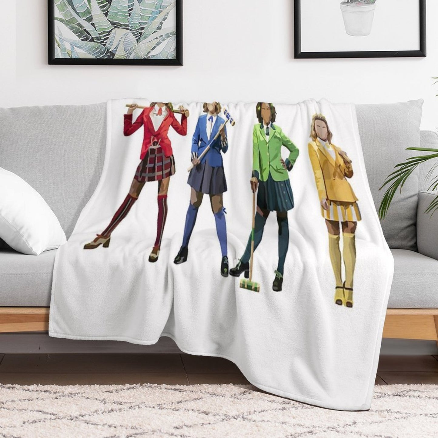 Heathers (west End) Shrink-resistant Throw Blanket