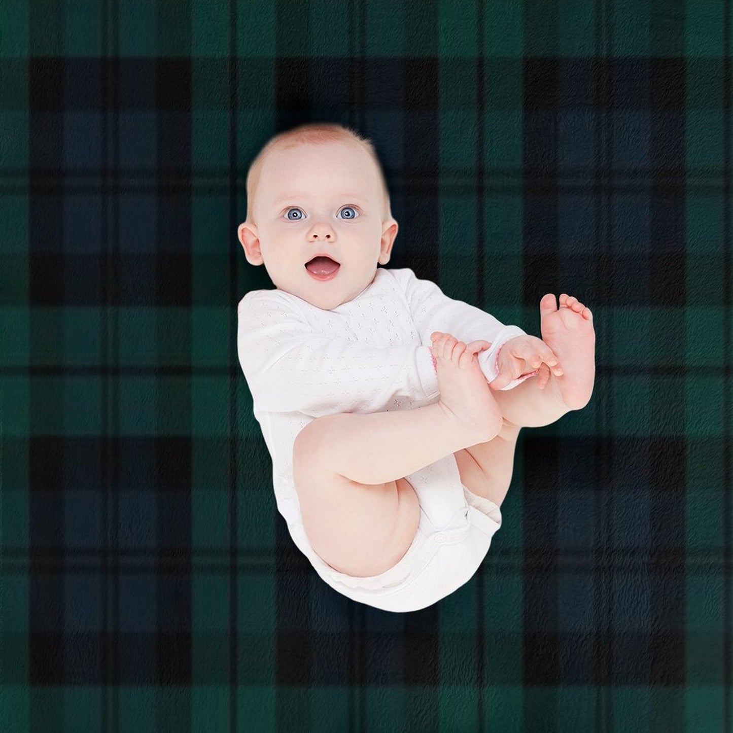 Black Watch Tartan Plaid Pattern Comfort Throw Blanket