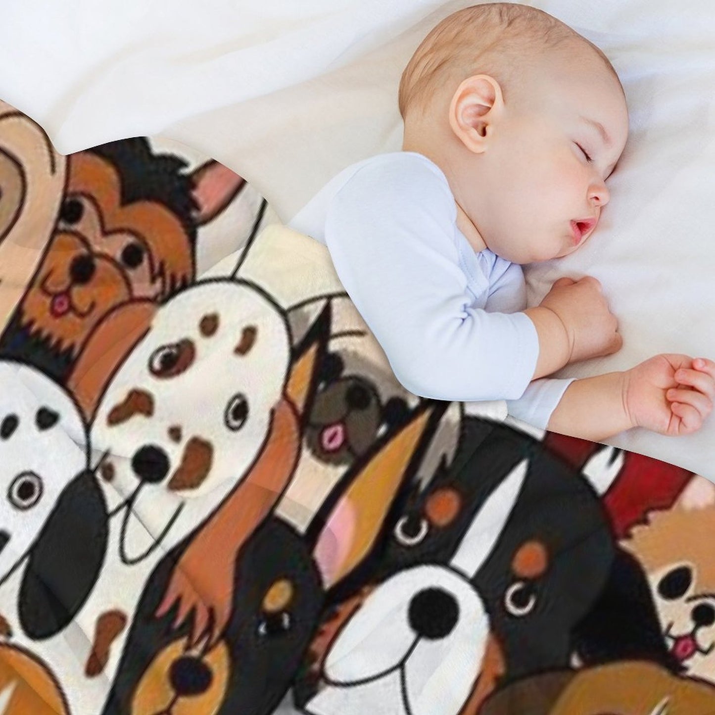 Cute Machine-washable Throw Blanket