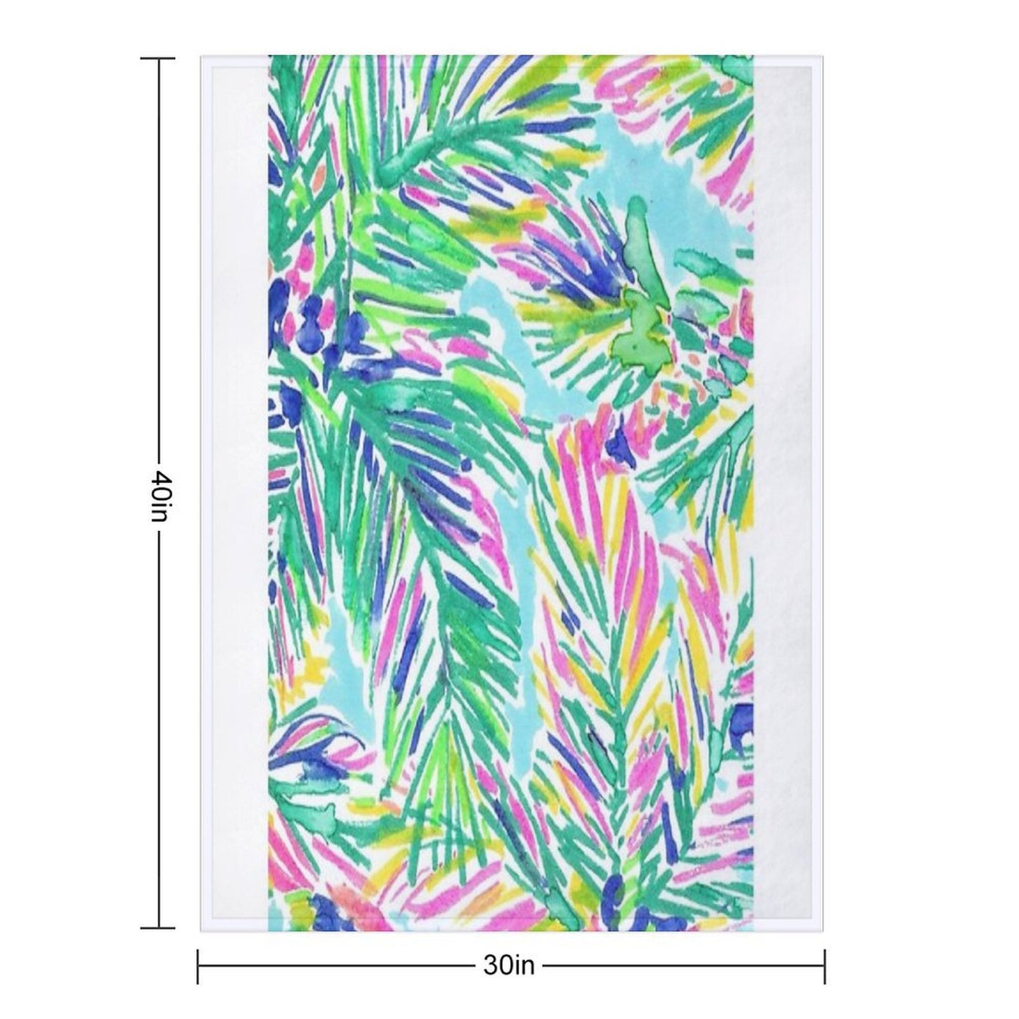 Coconut Lilly Tree Travel-friendly Throw Blanket