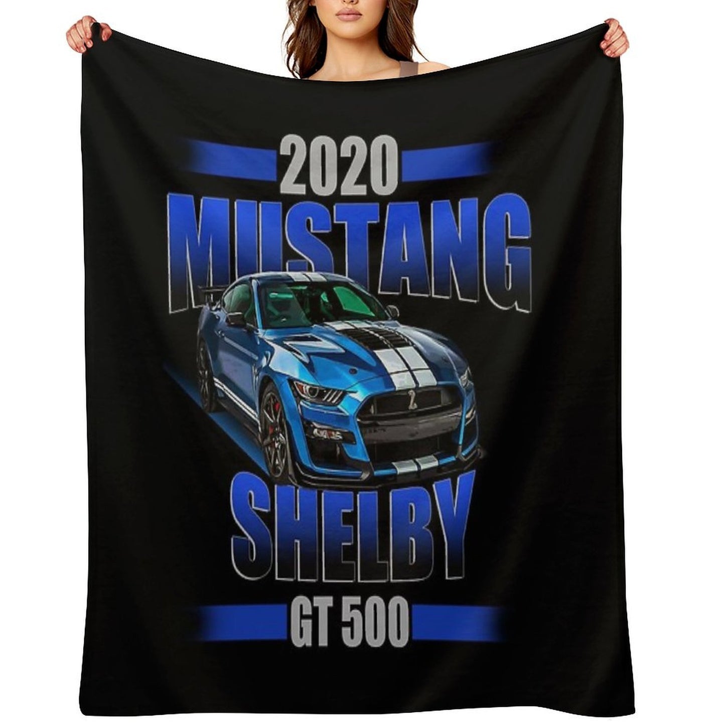2020 Shelby GT 500 Velvety-soft Throw Blanket