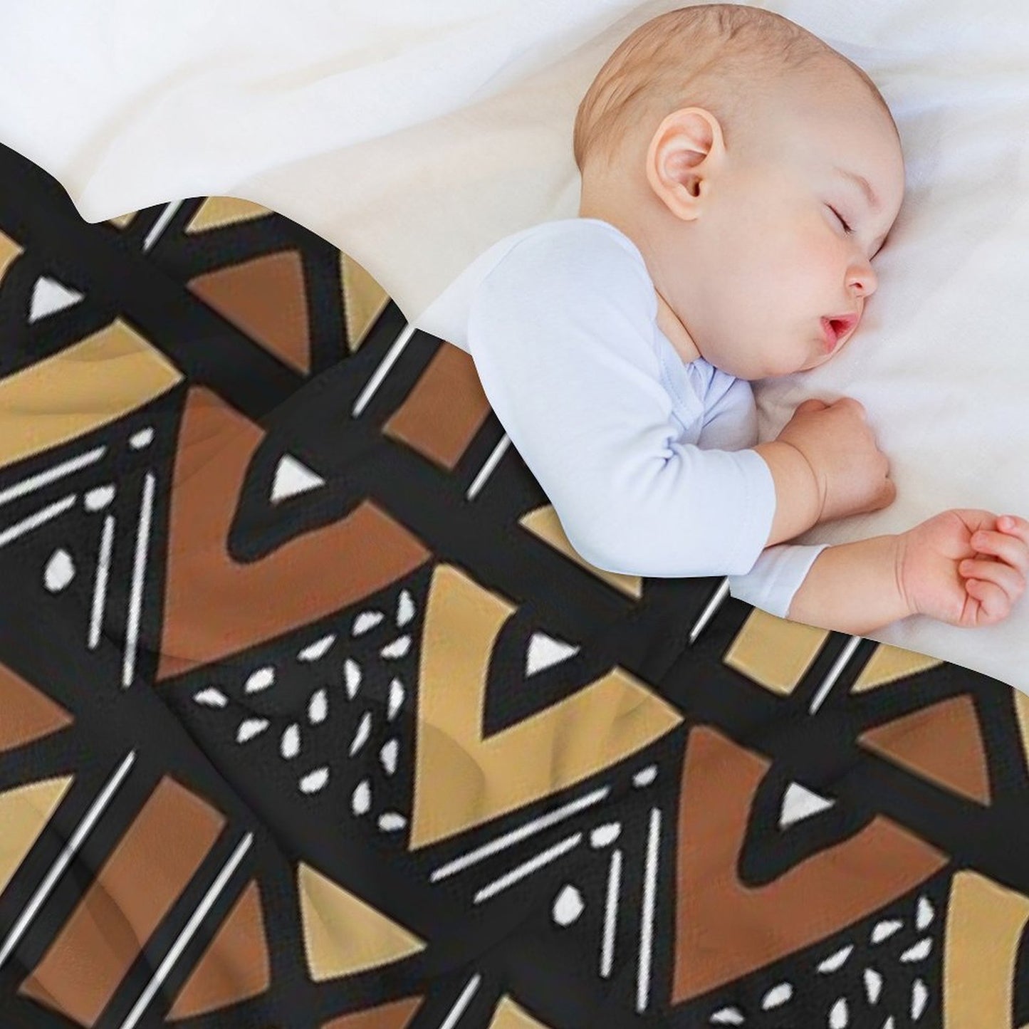 Mud Cloth Mali Eco-conscious Throw Blanket