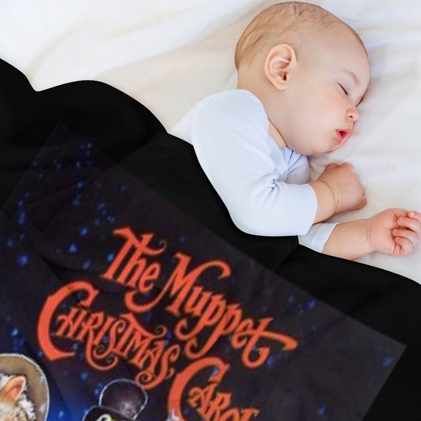 The Muppet Christmas Vitnage Comfort Throw Blanket