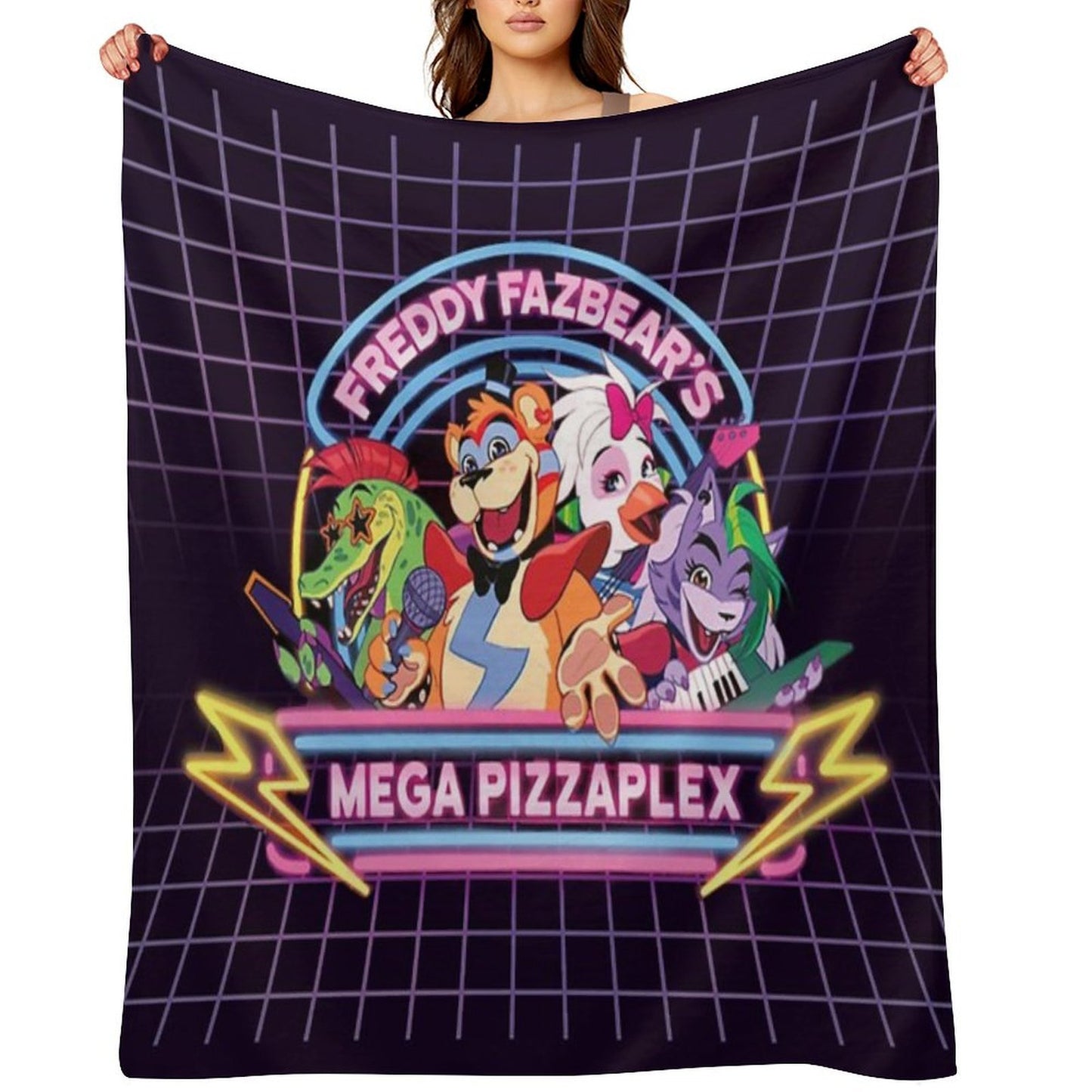 FNAF Security Breach Quick-dry Throw Blanket
