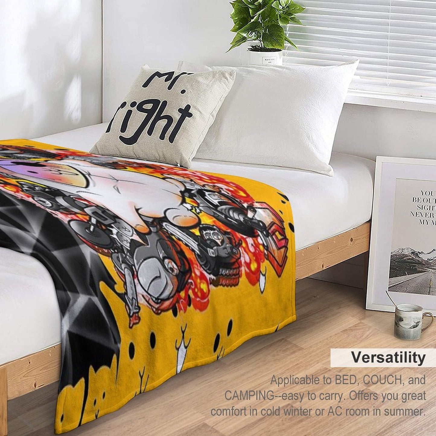 Battle Cats - Subterra Guardians All-season Throw Blanket
