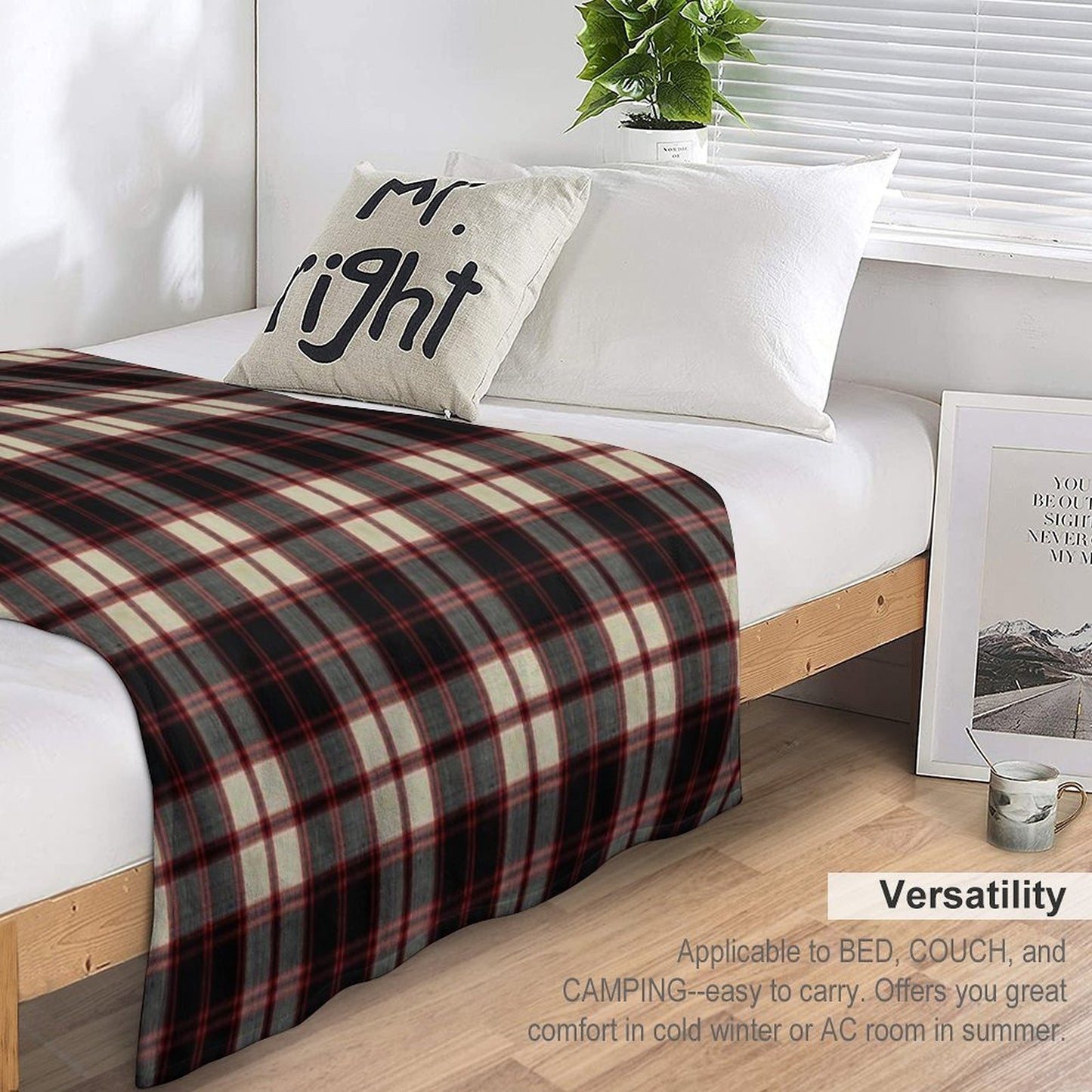 Macpherson Clan Tartan Multi-functional Throw Blanket