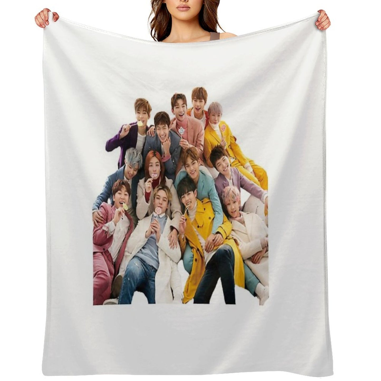 Seventeen Kpop Shrink-resistant Throw Blanket
