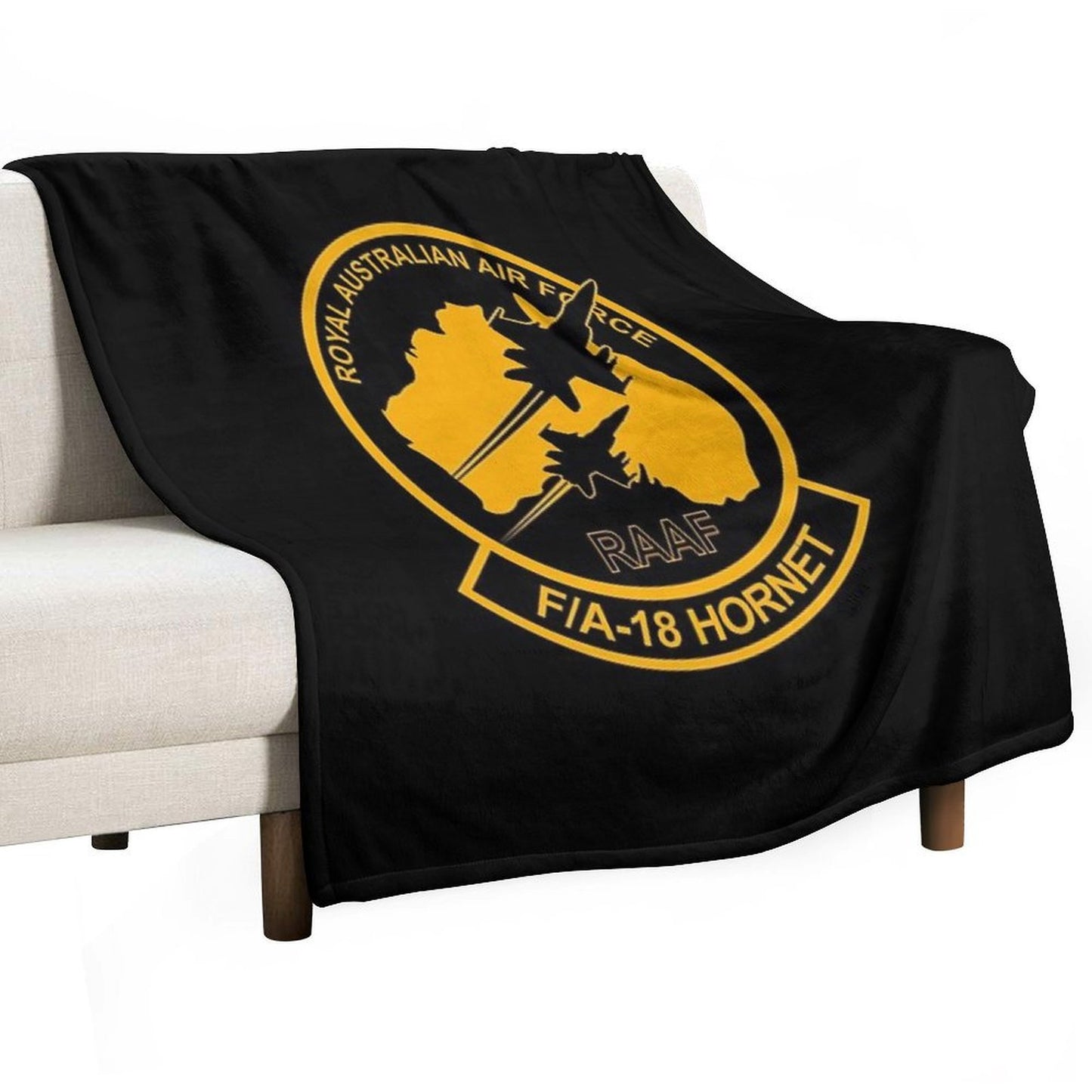 FA-18 Hornet - Royal Australian Air Force Premium Throw Blanket